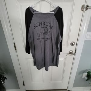 The Office Torrid Raglan Tee